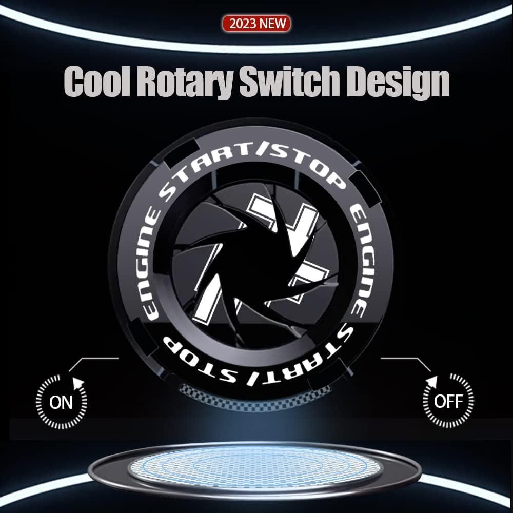 Take your Car Start Stop Button to next level. Rotary Push Start Stop Button Cover