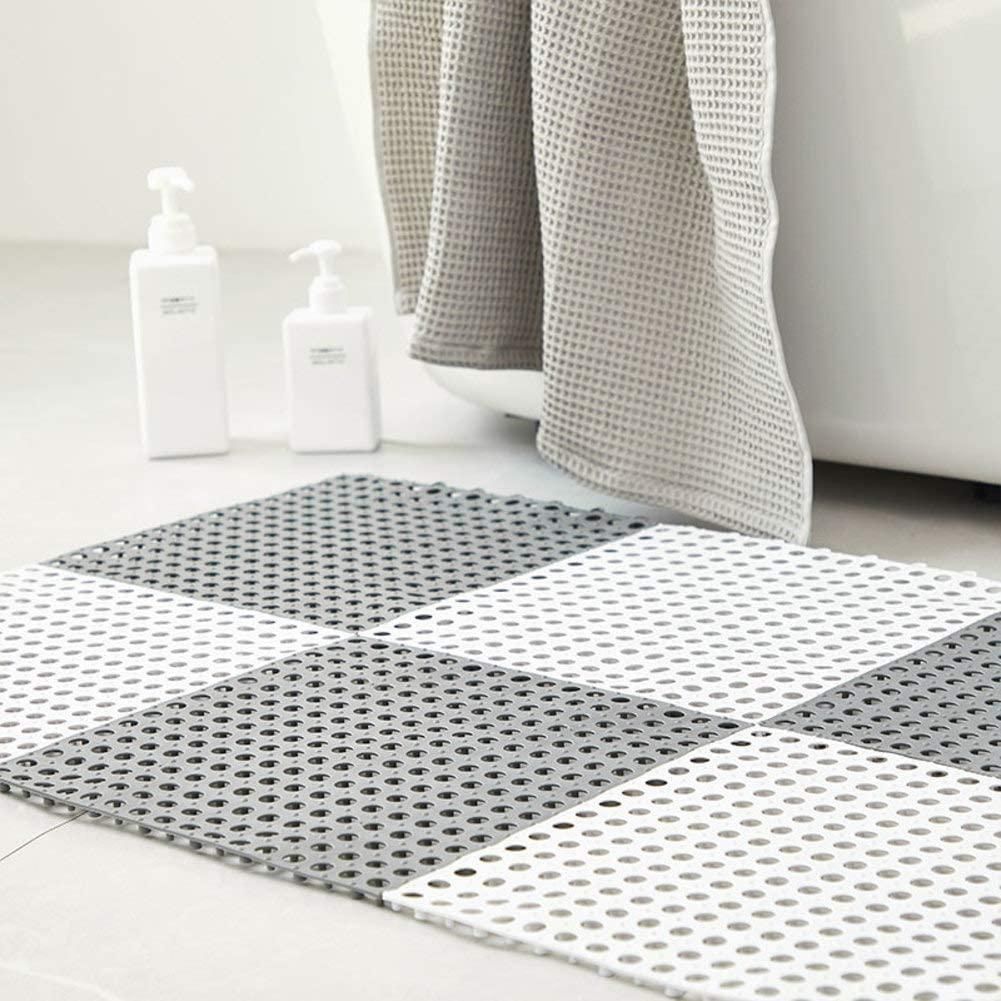 Must Have Bathroom Anti Slip Tile Mat (Pack of 4) for Safety, Even if not in whole bathroom at least under the shower.