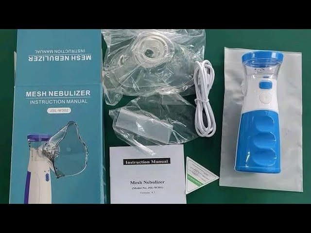 Quite Useful for Toddlers, Kids and Adults. at home even on travelling. Portable Ultrasonic Rechargeable Mesh Nebulizer Machine.