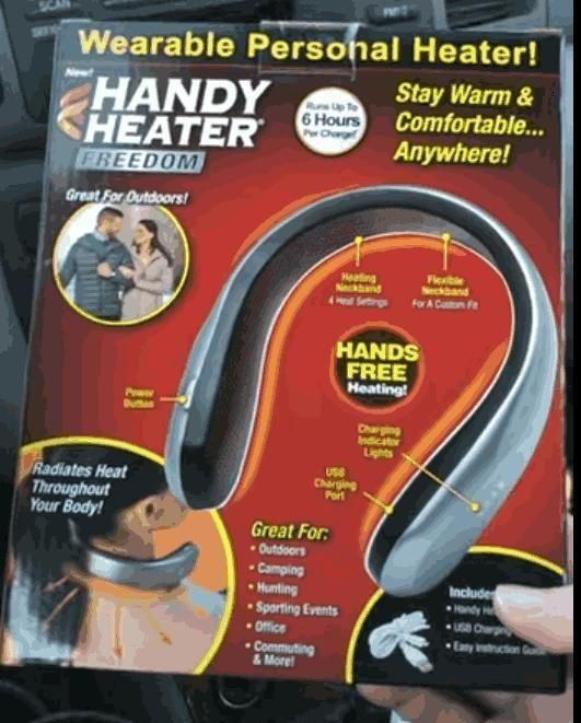 A Soothing relaxed for you neck pain with USB Charging Neck Warmer