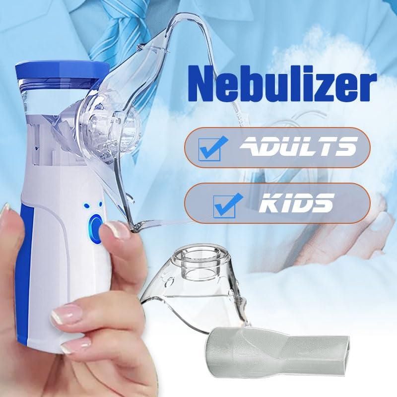 Quite Useful for Toddlers, Kids and Adults. at home even on travelling. Portable Ultrasonic Rechargeable Mesh Nebulizer Machine.