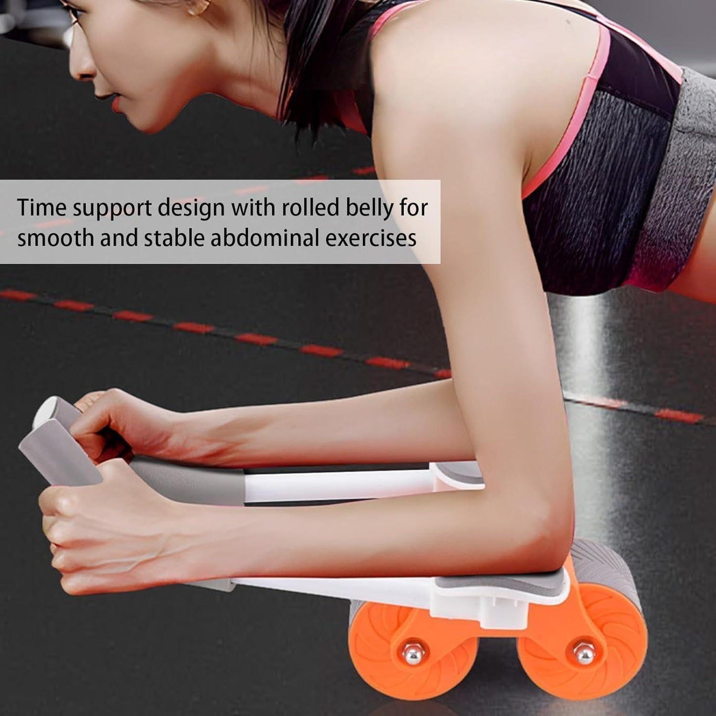 Must Have Abdominal Exercise Roller assorted color for your strong Abs. Easy to use. Store and Move. Makes it easier to maintain consistent daily routines.