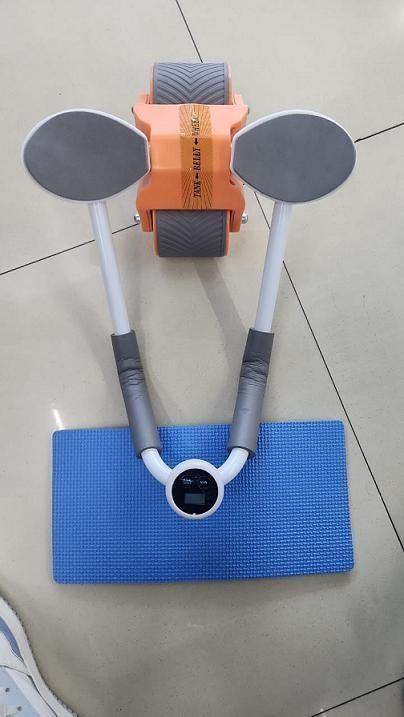 Must Have Abdominal Exercise Roller assorted color for your strong Abs. Easy to use. Store and Move. Makes it easier to maintain consistent daily routines.