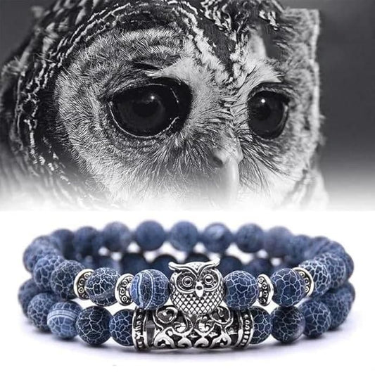 Own is the Symbol of Wisdom, get your Natural Stone Owl Bracelet now.