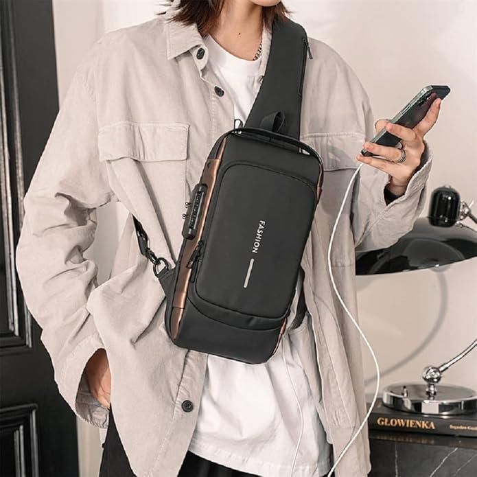 Quite Spacious and Stylish Sling Bag for Men & Women for Daily use. design is pretty impressive