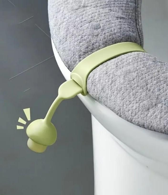DO NOT TOUCH Toilet seat directly due to hygiene issue, attach a Silicone Toilet Seat Lifter Pack of 4