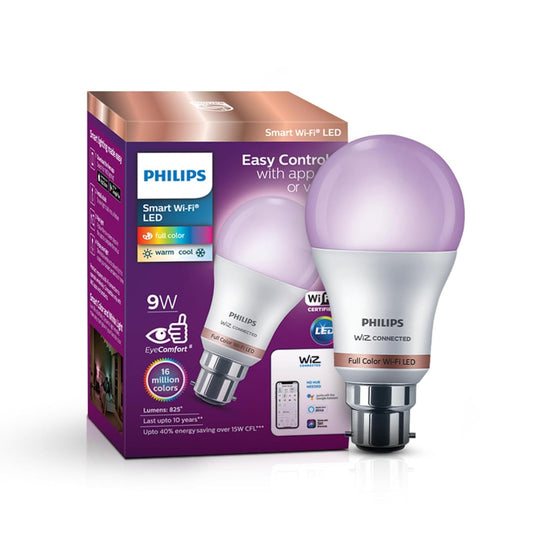 PHILIPS WiZ Neo 12W B22 Wi-Fi & Bluetooth LED Smart Bulb with Music Sync, Compatible with Amazon Alexa & Google Assistant, 16 Million Colours & Motion Sensing Technology | Pack of 1