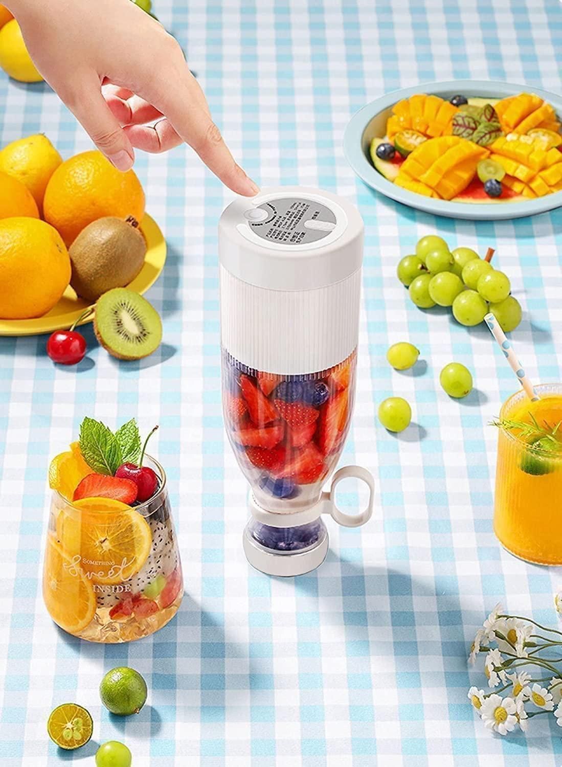 Juice or Smoothie. ON THE GO. Never Miss your healthy Diet. Electric Portable Mini Juicer Bottle