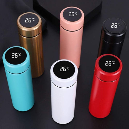 Drinking Hot Water in Hot Weather is painful. do check the temperature first with LED Temperature Display Flask, NO Battery Needed.