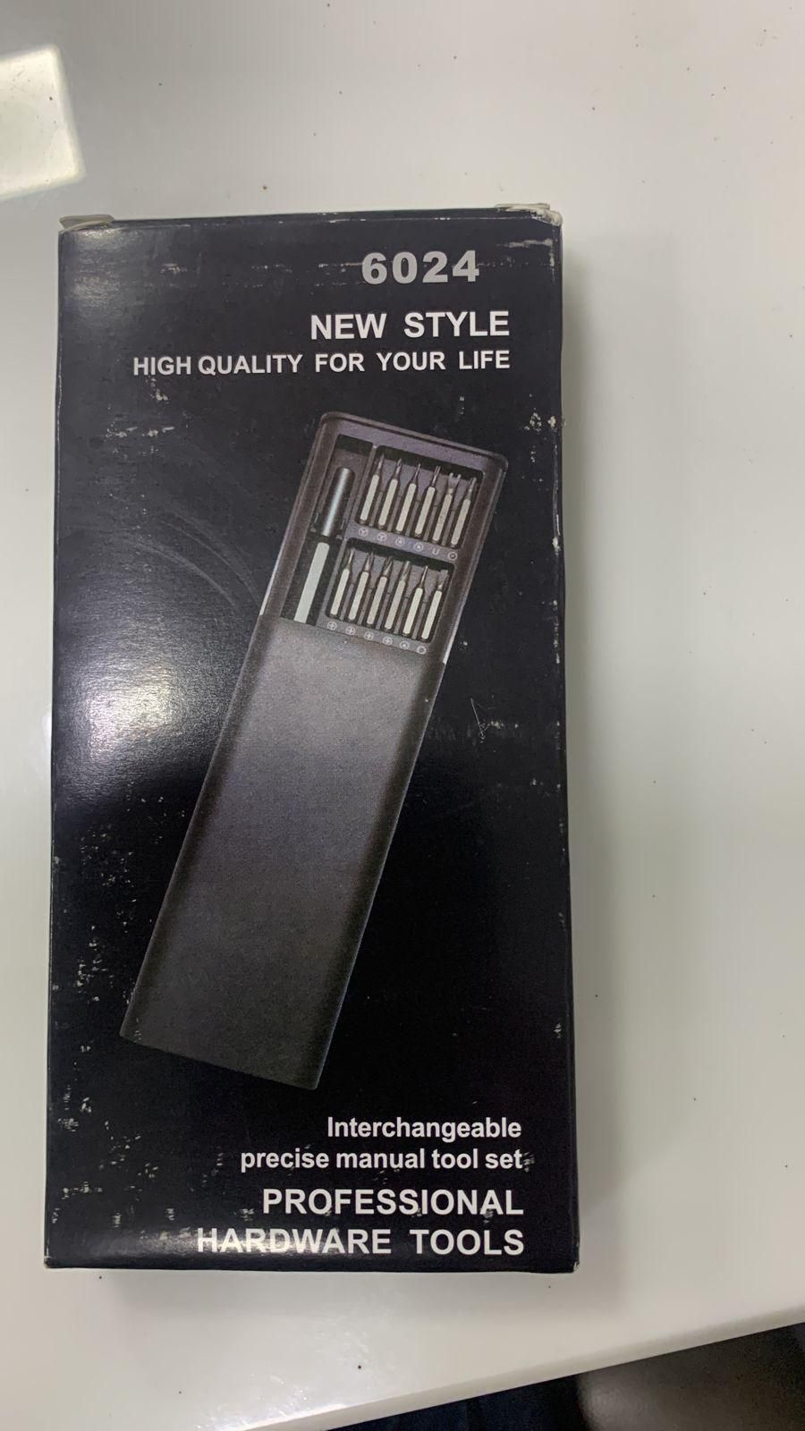 A Must have tool kit for everyone. Even now days toys have different types of screws to open. do tinkering by yourself. 24 Pieces Precision Screwdriver Set