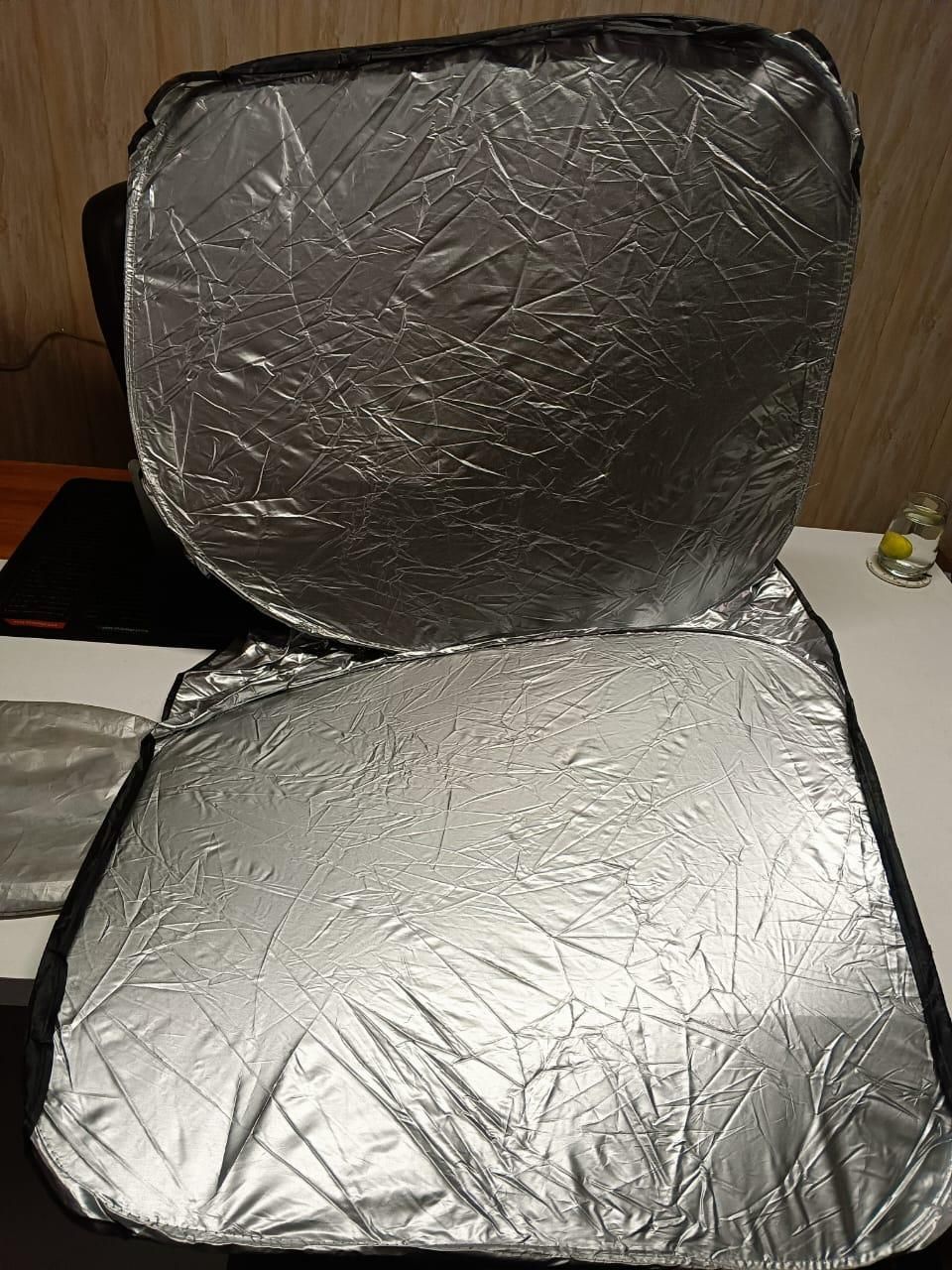 Don't let your car tell you DONT Touch ME, I am Super HOT. use Folding Car Window Sunshade Cover, will save your dashboard and Steering wheel from getting over heated.