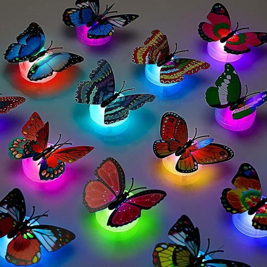 Design your interior with beautiful 3DButterfly Led Light for Home Decoration (Pack of 3) Loved by Kids
