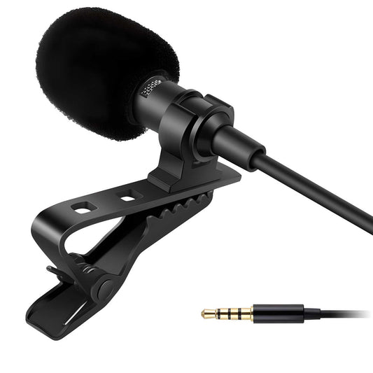 Need separate Mic for your Online sessions or recordings, this will be a good choice Dynamic Lapel Collar USB Omnidirectional Mic